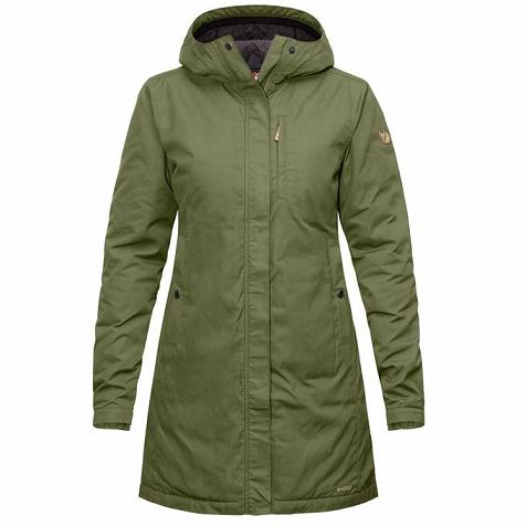 Fjallraven Kiruna Parka Budapest - Zöld Kabát Zöld TKS397254